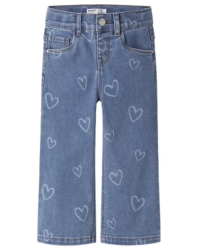 Name it - NMFRose Wide Jeans - Medium Blue Denim